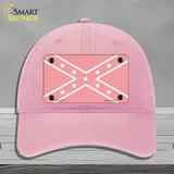 Pink Rebel Novelty License Plate Hat Unconstructed Cotton / Pink