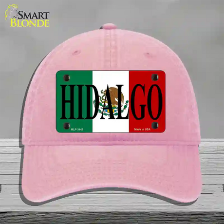 Hidalgo Novelty License Plate Hat Unconstructed Cotton / Pink