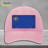 Nevada State Flag Novelty License Plate Hat Unconstructed Cotton / Pink