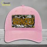 Princess Camouflage Novelty License Plate Hat Unconstructed Cotton / Pink