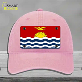 Kiribati Flag Novelty License Plate Hat Unconstructed Cotton / Pink