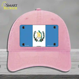 Guatemala Flag Novelty License Plate Hat Unconstructed Cotton / Pink