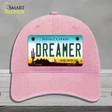 Arizona Dreamer Novelty License Plate Hat Unconstructed Cotton / Pink