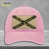 Confederate Stripes Camo Novelty License Plate Hat Unconstructed Cotton / Pink