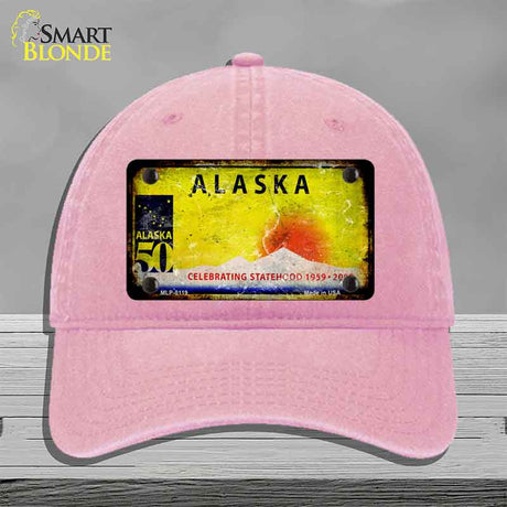 Alaska State Rusty Novelty License Plate Hat HAT-MLP-8119
