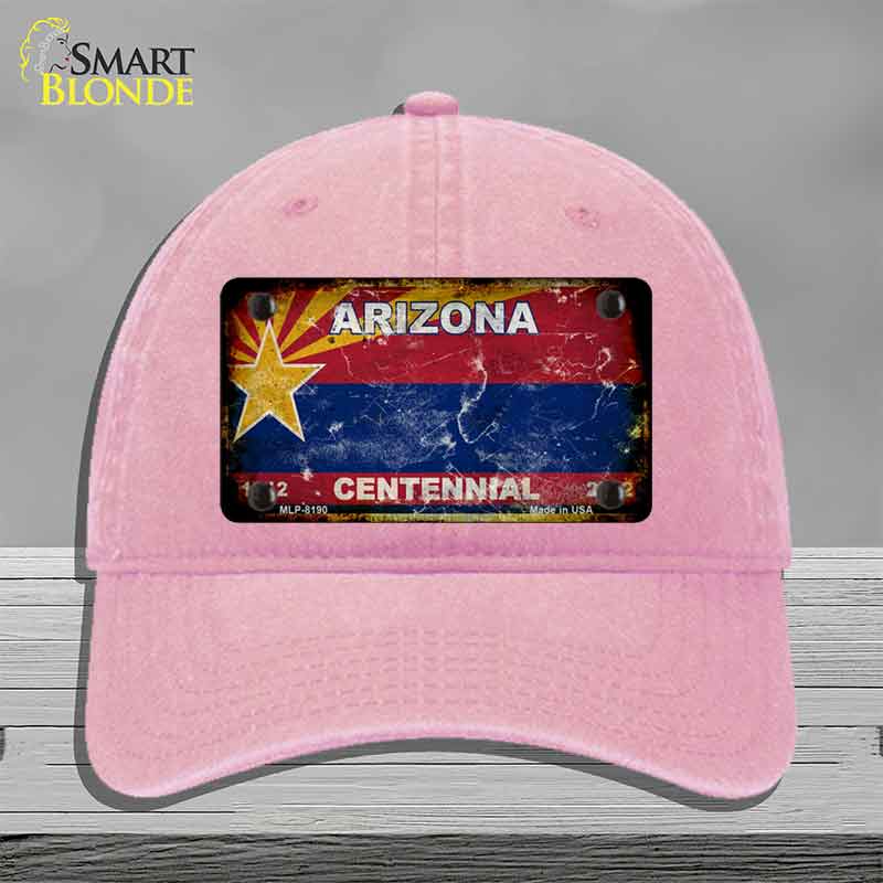 Arizona Centennial State Rusty Novelty License Plate Hat HAT-MLP-8190