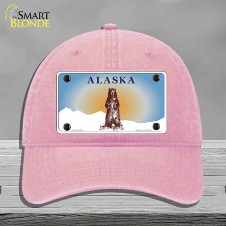 Alaska Bear Novelty License Plate Hat HAT-MLP-9511