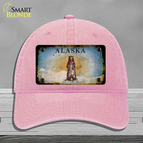 Alaska Bear Rusty Novelty License Plate Hat HAT-MLP-9512