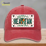 Heat Fan Florida Novelty License Plate Hat Unconstructed Cotton / Red