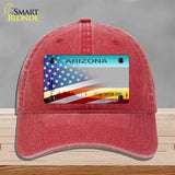 Arizona License Plate American Flag Novelty License Plate Hat HAT-MLP-12431