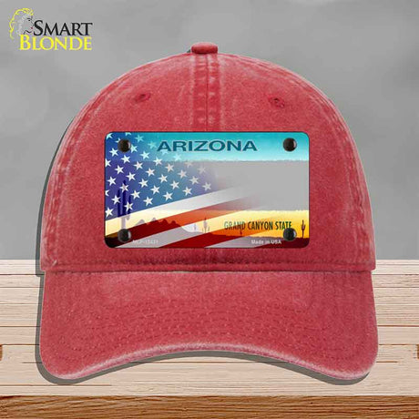 Arizona License Plate American Flag Novelty License Plate Hat HAT-MLP-12431