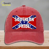 Southern Pride Confederate Novelty License Plate Hat Tag Unconstructed Cotton / Red