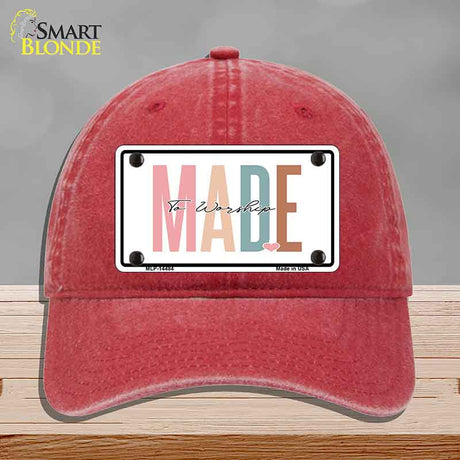 Made To Worship Novelty License Plate Hat HAT-MLP-14484