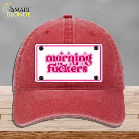Morning F-ckers Novelty License Plate Hat HAT-MLP-14490
