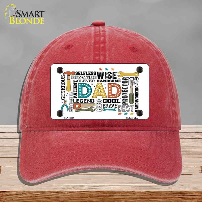 Dad Qualities Novelty License Plate Hat HAT-MLP-14497