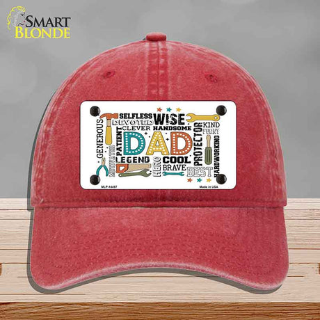 Dad Qualities Novelty License Plate Hat HAT-MLP-14497