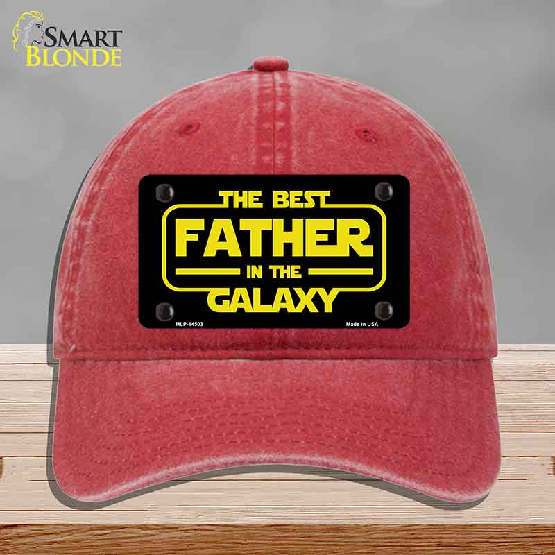 Best Father in the Galaxy Novelty License Plate Hat HAT-MLP-14503