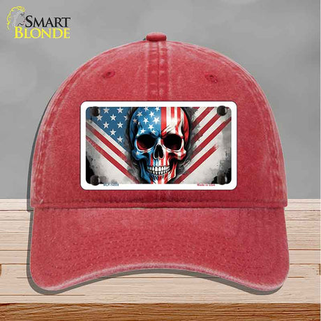 American Skull Novelty License Plate Hat HAT-MLP-14509