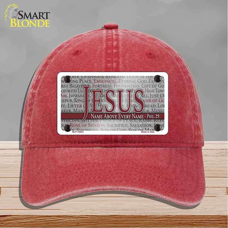 Jesus Name Above Every Name Novelty License Plate Hat HAT-MLP-14525