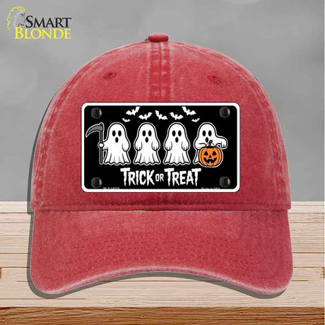 Trick or Treat Ghosts Novelty License Plate Hat HAT-MLP-14528