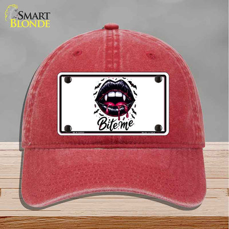Bite Me Novelty License Plate Hat HAT-MLP-14533
