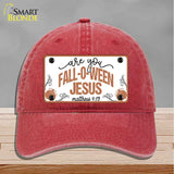 Fall-o-ween Jesus Novelty License Plate Hat HAT-MLP-14534