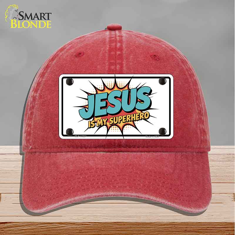 Jesus is My Superhero Novelty License Plate Hat HAT-MLP-14537
