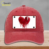 Bloody Heart Novelty License Plate Hat HAT-MLP-14538