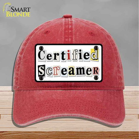 Certified Screamer Novelty License Plate Hat HAT-MLP-14542