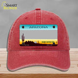 Arizona Gray State Blank Novelty License Plate Hat HAT-MLP-1455