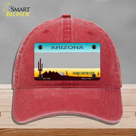 Arizona Gray State Blank Novelty License Plate Hat HAT-MLP-1455