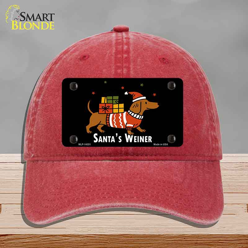 Santas Weiner Novelty License Plate Hat HAT-MLP-14551