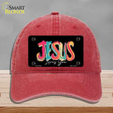 Jesus Loves You Novelty License Plate Hat HAT-MLP-14553