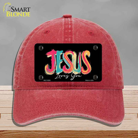Jesus Loves You Novelty License Plate Hat HAT-MLP-14553