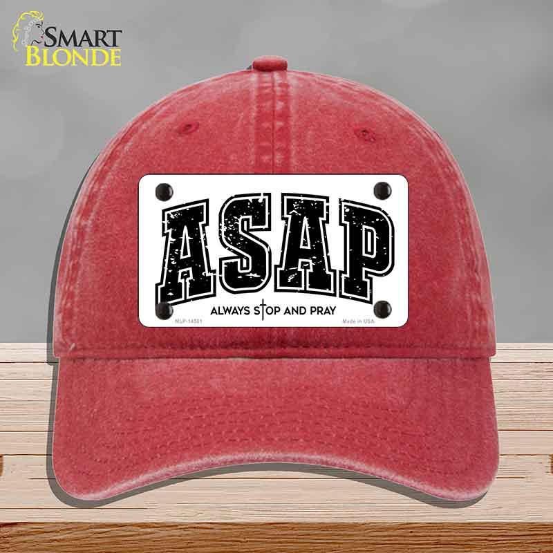 Always Stop and Pray Novelty License Plate Hat HAT-MLP-14561