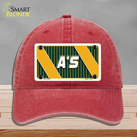 As Graphic Novelty License Plate Hat HAT-MLP-14584 Unconstructed Cotton Red