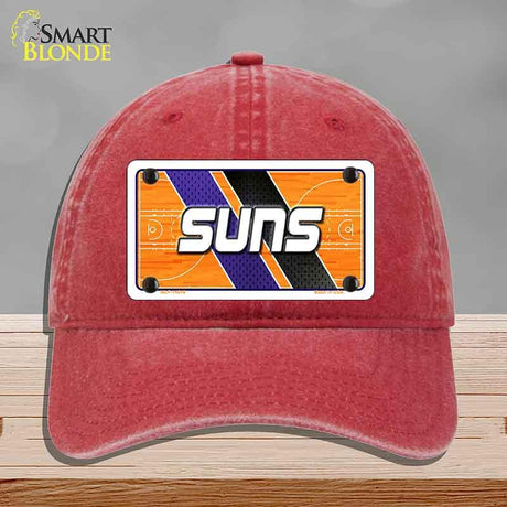 SUNS Graphic Novelty License Plate Hat HAT-MLP-14618 Unconstructed Cotton Red