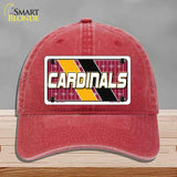 CARDINALS Graphic Novelty License Plate Hat HAT-MLP-14625 Unconstructed Cotton Red