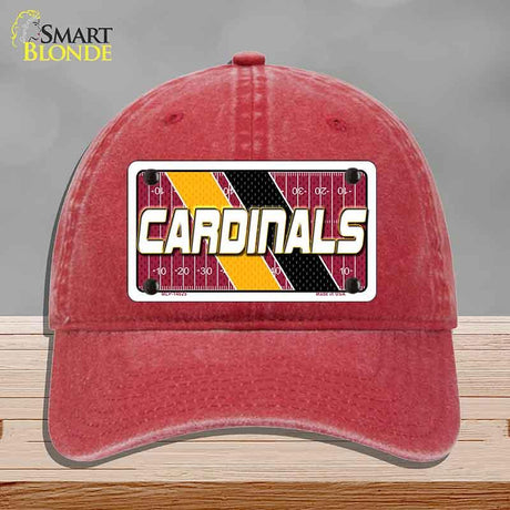 CARDINALS Graphic Novelty License Plate Hat HAT-MLP-14625 Unconstructed Cotton Red