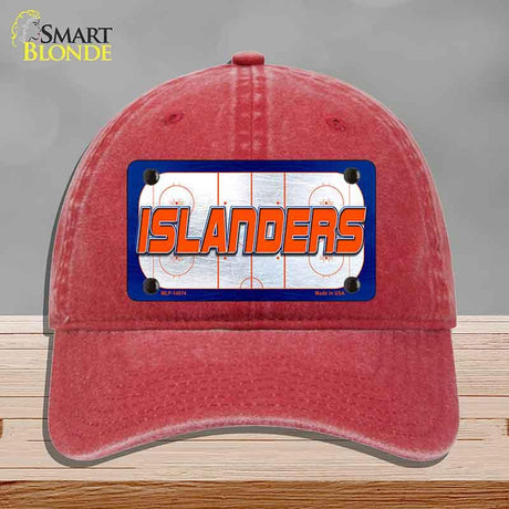 ISLANDERS Graphic Novelty License Plate Hat HAT-MLP-14674 Unconstructed Cotton Red