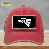 Made In Mexico Eagle Novelty License Plate Hat Unconstructed Cotton / Red