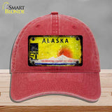 Alaska State Rusty Novelty License Plate Hat HAT-MLP-8119