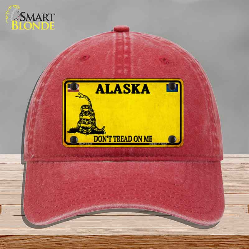 Alaska Dont Tread On Me Novelty License Plate Hat HAT-MLP-8834