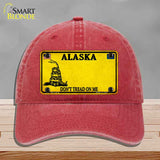 Alaska Dont Tread On Me Novelty License Plate Hat HAT-MLP-8834