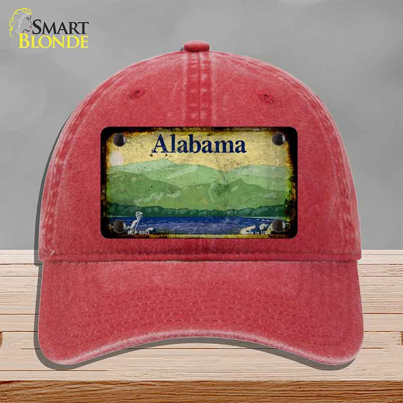 Alabama Rusty Novelty License Plate Hat HAT-MLP-9503