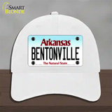 Bentonville Arkansas Novelty License Plate Hat Unconstructed Cotton / White