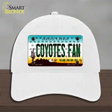 Coyotes Fan Arizona Novelty License Plate Hat Unconstructed Cotton / White