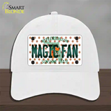 Magic Fan Florida Novelty License Plate Hat Unconstructed Cotton / White
