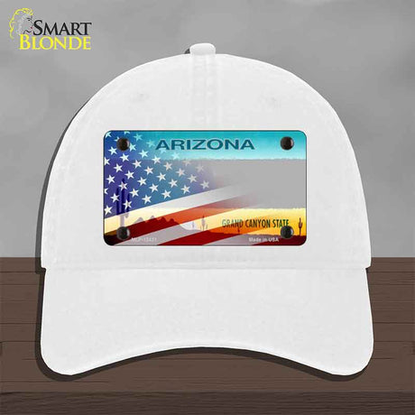 Arizona License Plate American Flag Novelty License Plate Hat HAT-MLP-12431