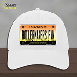 Boilermakers Fan Novelty License Plate Hat Tag Unconstructed Cotton / White